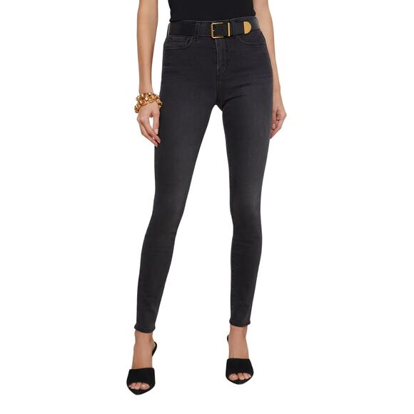 L'AGENCE Denim - L'AGENCE Marguerite High-Rise Skinny Jeans Women’s Size 27 Dark Stretch Denim